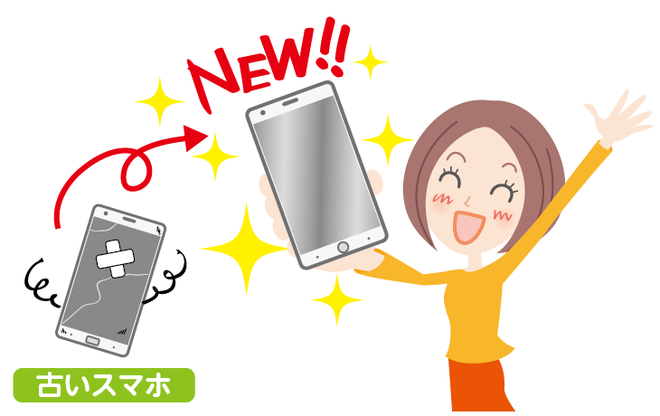 スマホ機種変更